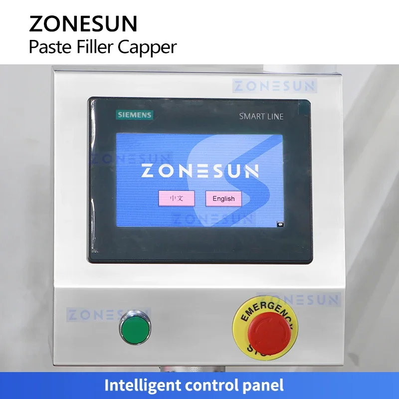 Zonesun ZS-AFC44 Máquina de enchimento e tampagem de garrafas com bomba mal ventilada Monobloco Máquina de embalagem cosmética de garrafas mal ventiladas