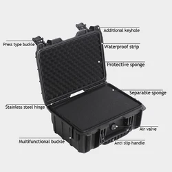 Tool Box Large Plastic Hard Case Box Waterproof Protective Equipment Toolbox Suitcase Storage Box Safety Instrument Tool Case