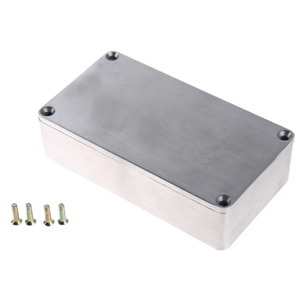 1590B Effects Pedal Enclosure with Screws Aluminum Guitar Effect Cases Holder Replacement Durable Musical Instrument Kit