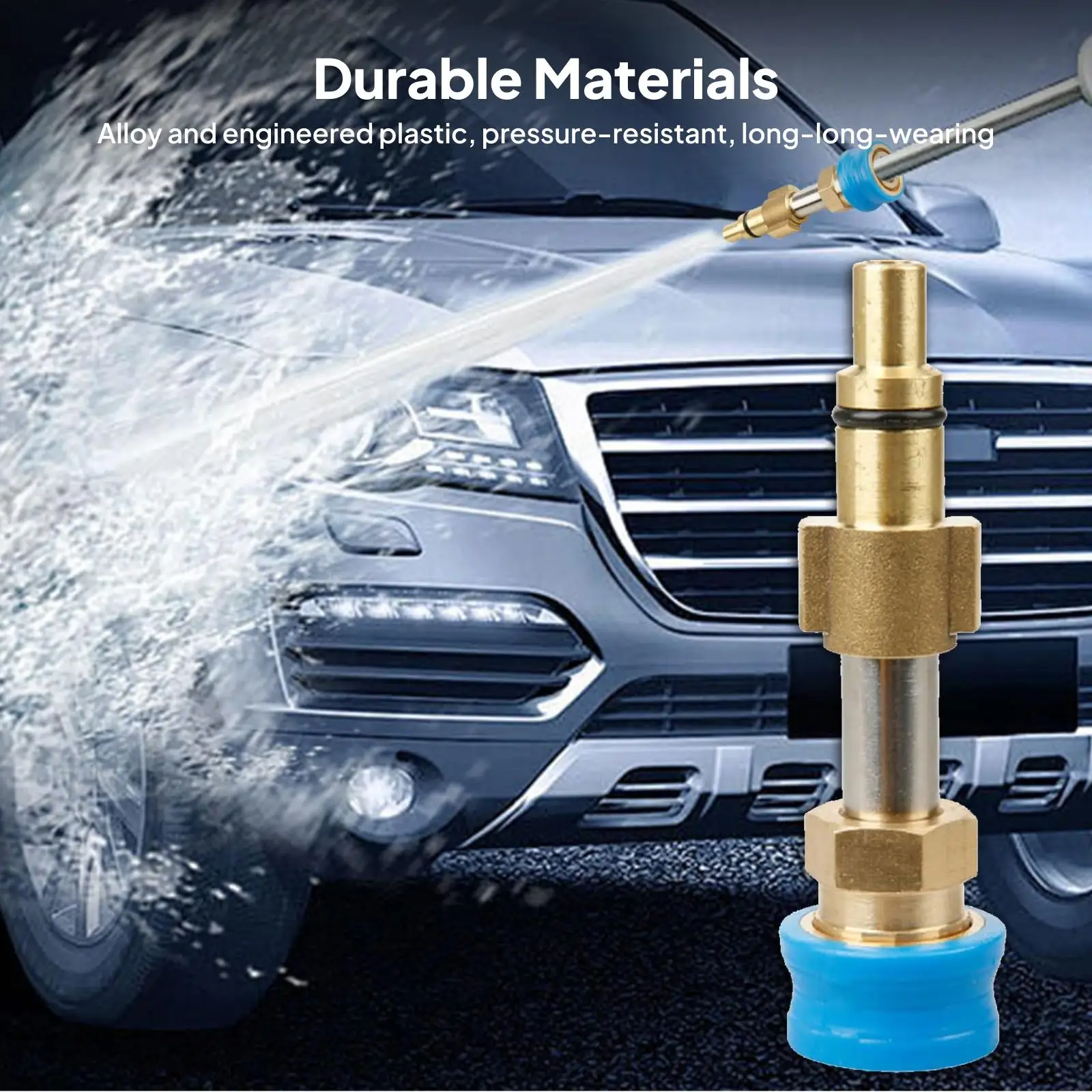 Foam Cannon Adapter High Pressure Foam Lance Nozzle Quick Release for Car Wash Water Use