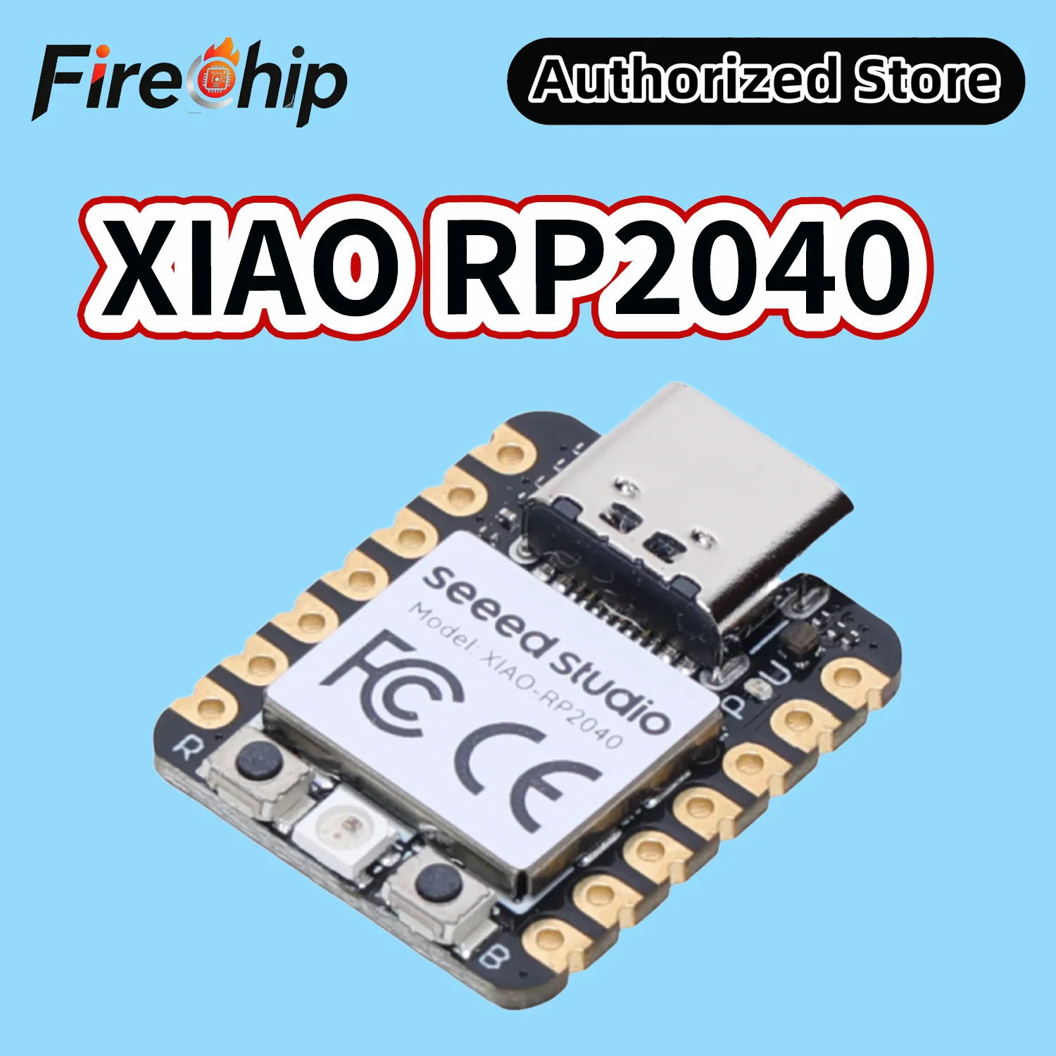 FireChip XIAO RP2040 Mini PC Board, Support Arduino MicroPython and CircuitPython
