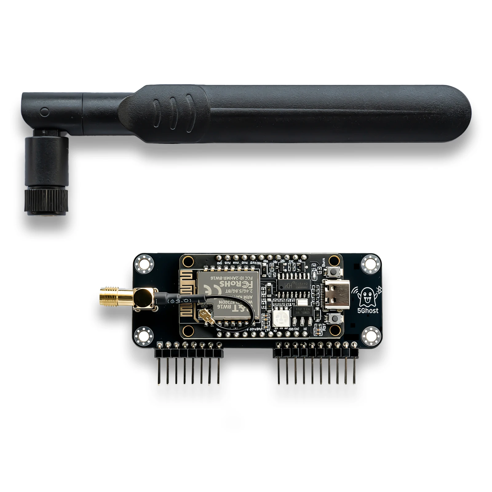 Dual-Band 2.4GHz 5GHz WiFi Devboard, RTL8720DN BW16 for Flipper Zero with Dedicated Software, PINGEQUA 5Ghost WiFi Lab - view 4