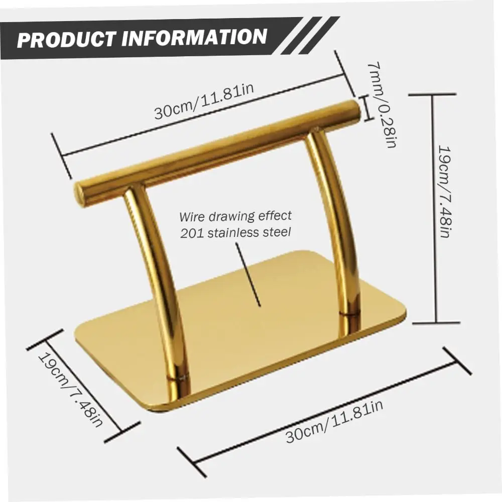 Fußstütze aus Edelstahl, bequemes Pedal, mobile Fußstütze, Stuhl-Zubehörteile, stabiles, universelles, ergonomisches Design