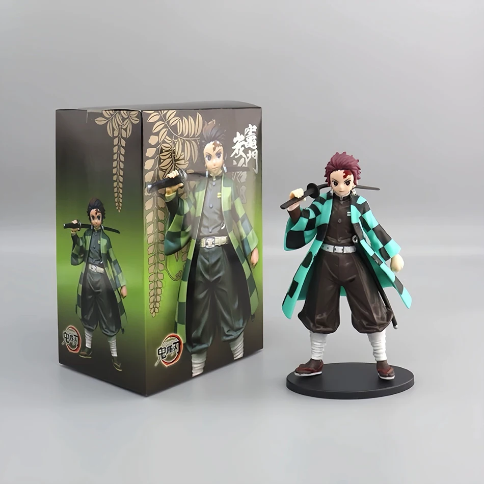15cm Anime Demon Slayer Figur Puppe Spielzeug Nezuko Tanjirou Zenitsu Inosuke Kyoujurou Shinobu Giyuu Qposket Modell Spielzeug Geschenk – Detail 5