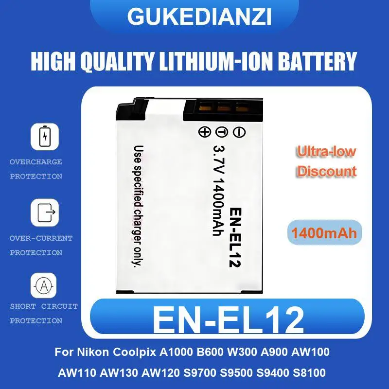 Battery For Nikon D5600 D3300 D3200 D3500 D5100 D5200 P7700 P7800 D5300 D5500 P7000 P7100 Camera Z6 Z7 D7100 D7200 D7500 D850