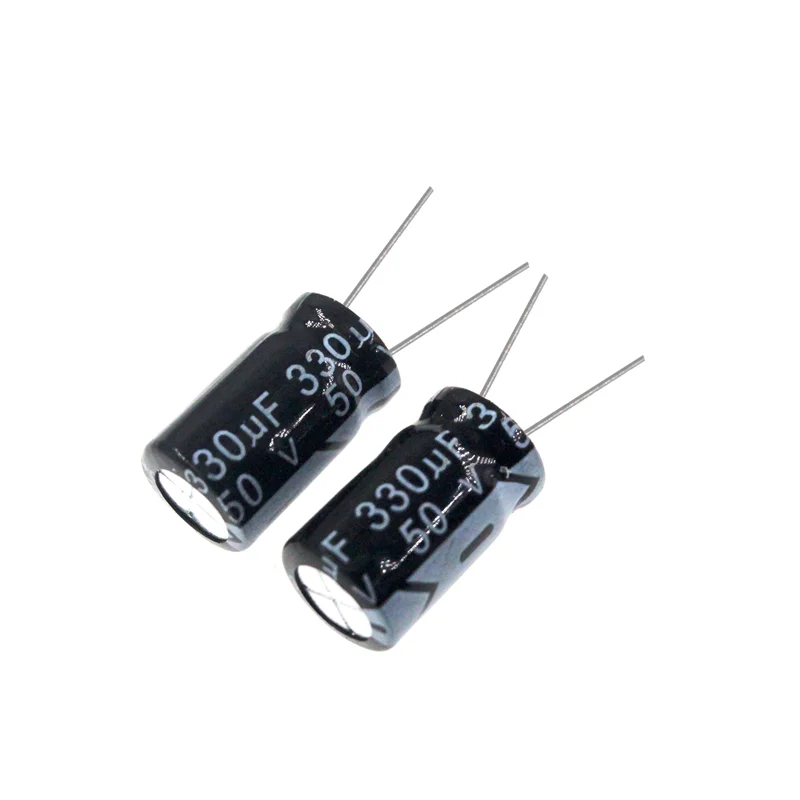 20 stks 330 uF 50 V 330MFD 50 Volt 10*16mm Aluminium Elektrolytische Condensator Radiaal 330mf50v 330uf50v 50v330mf 50v330uf