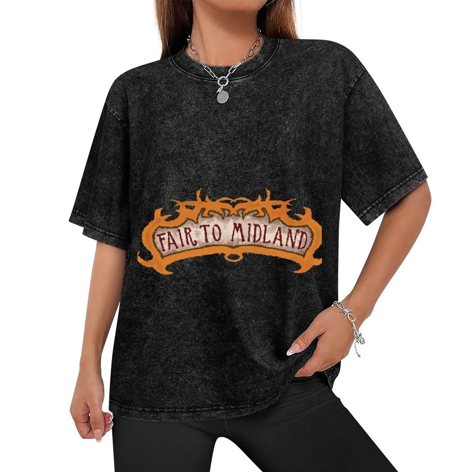 Fair to Midland The Drawn and Quatered T-Shirt graphic tee shirt sweat black t-shirts for men