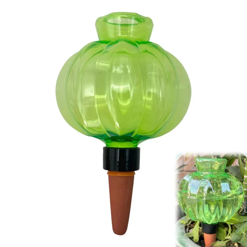 Slow Seepage Self Watering Plant Waterer Lantern Shape Clear Reservoir Automatic Drip Irrigation Plastic Body Refillable