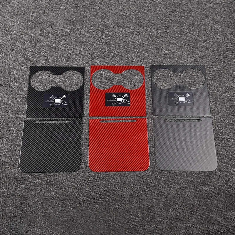 Suitable for Tesla 2016-2022 Model 3 and Model Y dedicated real carbon fiber center console interior trim