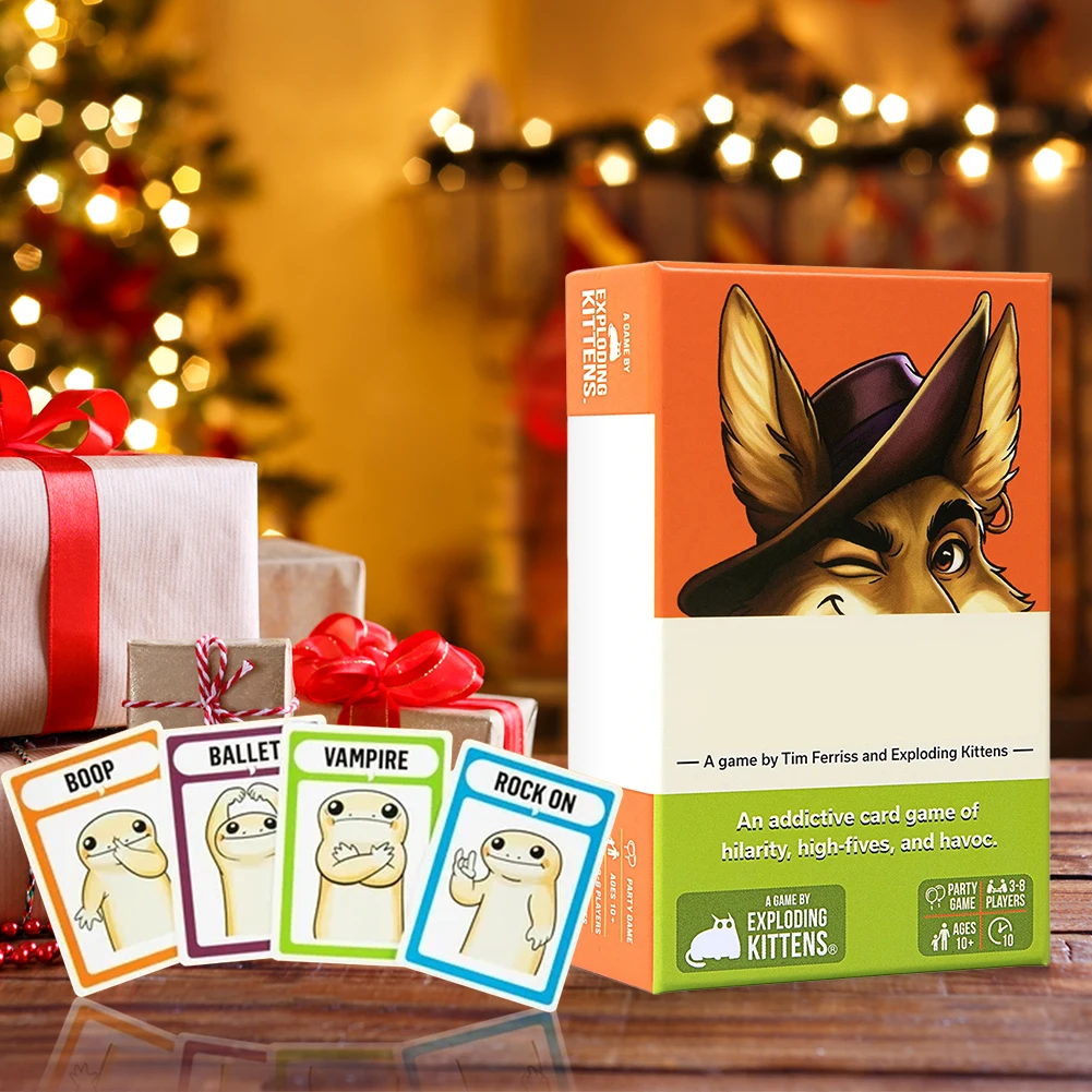 Gra Coyote, Gra Karciana Coyote Party, Zabawne Gry Karciane na Biurko z Elementem Niespodzianki, Gra Coyote Party, Gra dla Przyjaciół, Nastolatków, Rodziny, Idealny Prezent