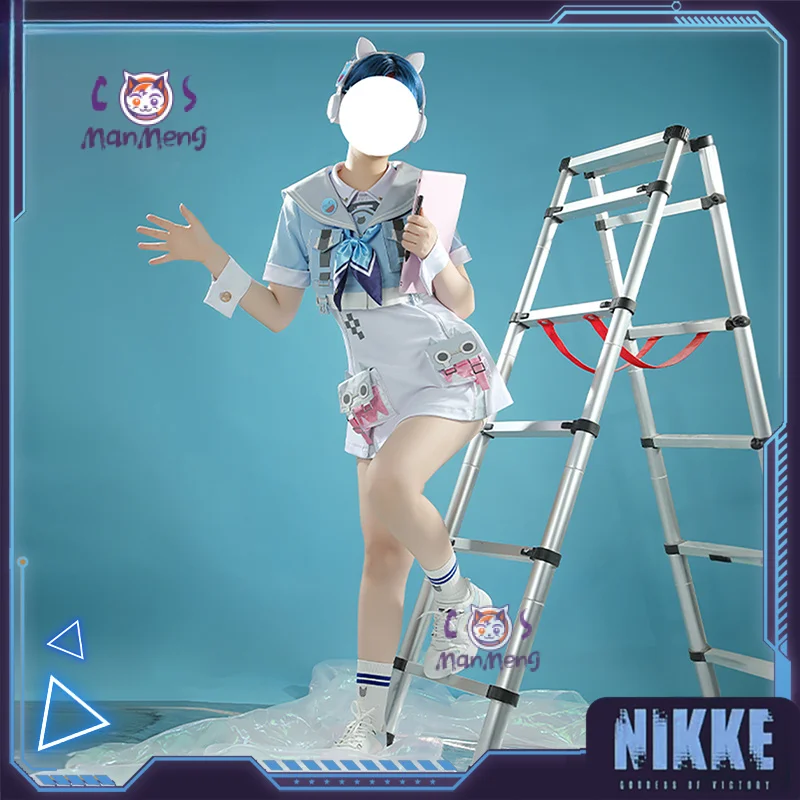 

Shufutty NIKKE: Богиня Победы, карнавальный костюм на Хэллоуин, милый костюм моряка, куртка, платье, носки, галстук, аксессуары, униформа JK