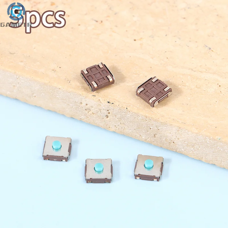 5ชิ้น Microsoft Arc สัมผัสปั้นเงาสีฟ้า4000 SMD 4-PIN เมาส์ไมโครสวิทช์แล็ปท็อปเมาส์สัมผัสอุปกรณ์เสริม