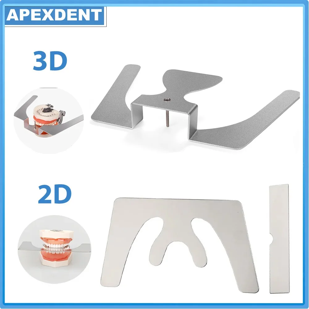 

2D/3D Dental Orthodontic Occlusal Plane Plate Stainless Steel Mouth Guard Maxillary Jaw Casting Plate Dentistry Tool
