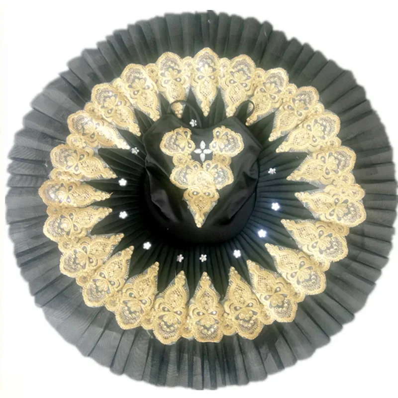 Luminoso LED light tutu di balletto professionale Black Swan Lake adult kids ballet dance costume ragazze donne ballerina dress party