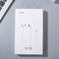 Original VIVO S20 USB Type C Wired Earphone HiFi Sport Headphones With Mic For Vivo S19 S18 S16 Pro Y300 Y200 V40 V30 IQOO 13 12