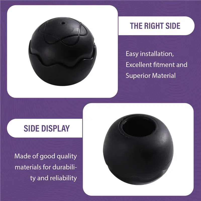 N96R For Helinox Camping Chair 4PCS Stabilizing Rubber Ball Feet Outdoor Chair Leg Cap Black