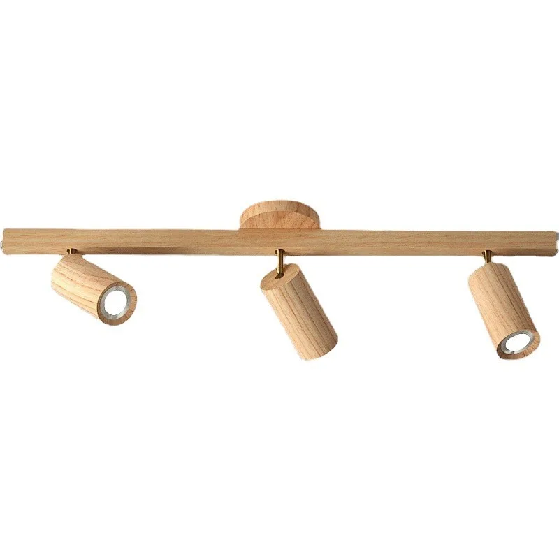 Minimalist Modern Wind Solid Wood Ceiling Light Living Room Main Light Zhongshan Manufacturing Color Rendering Index