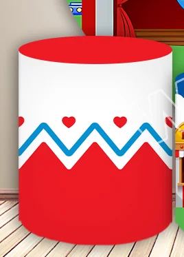 Plim Runder Hintergrund 1. 2. Kindergeburtstag Hintergrund Zirkus Zylinder Abdeckung Babyparty Dekor Requisite