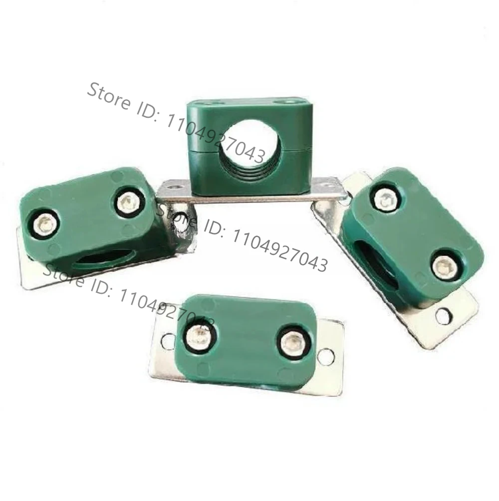5PCS 6/8/10/12/14/15/16/17/18/20/22/25/28/30/32/35mm Diameter Pipe Bolted Plastic Clips Pipe Clamp Tube Fastener Assortment Kit