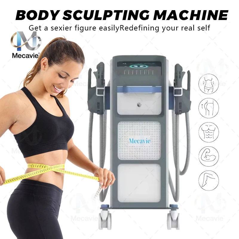 Hot Ems  Body Slimming Muscle Machine 4 Handles Ems Machine With Rf Fat Burning Slimming Machine