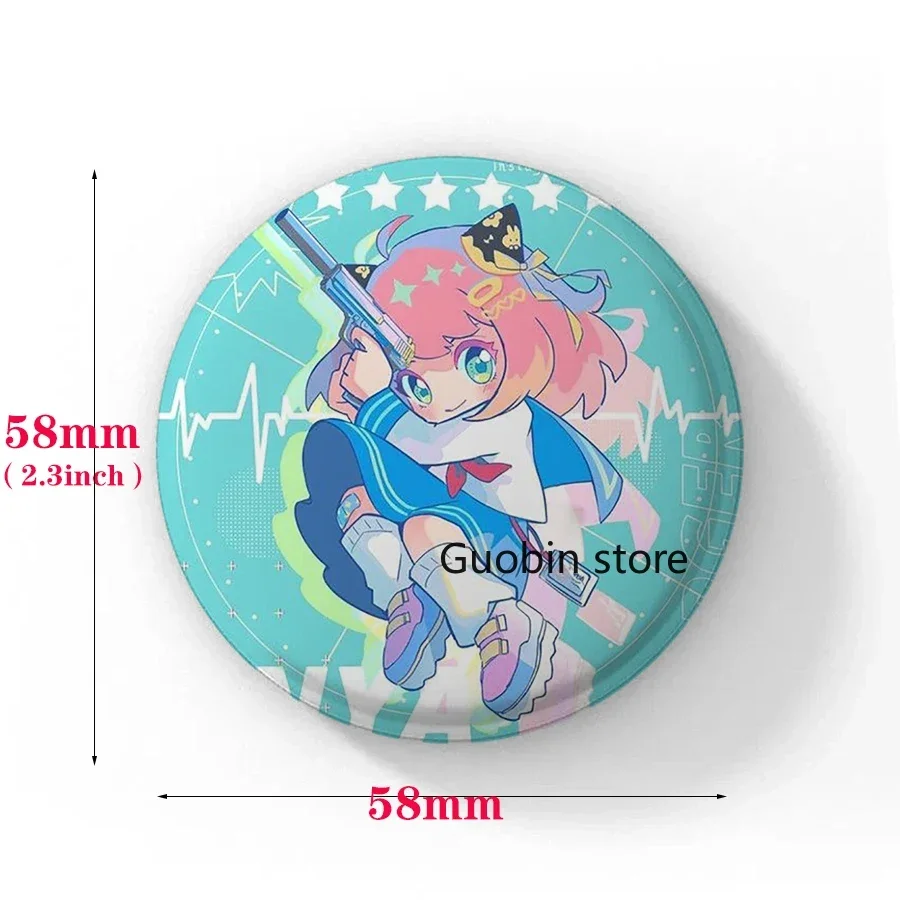 Cute anime SPY×FAMILY Brooches Manga Figure Cosplay Badge DIY Backpack Clothes Jewelry Accessory Button Pin