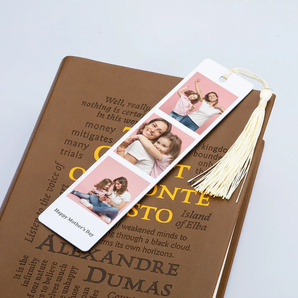 Gepersonaliseerde Foto Collage Bookmark Custom Moederdag Cadeau Bookmarks Voor Moeder Oma Lezer Vrouwen Kerstjubileum Geschenken