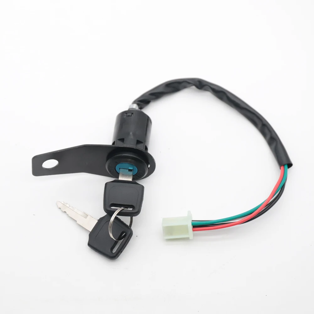 USERX Universal Motorcycle Start the ignition switch lock key with bracket for most 50cc 70cc 90cc 110cc 150cc 250cc Kazuma