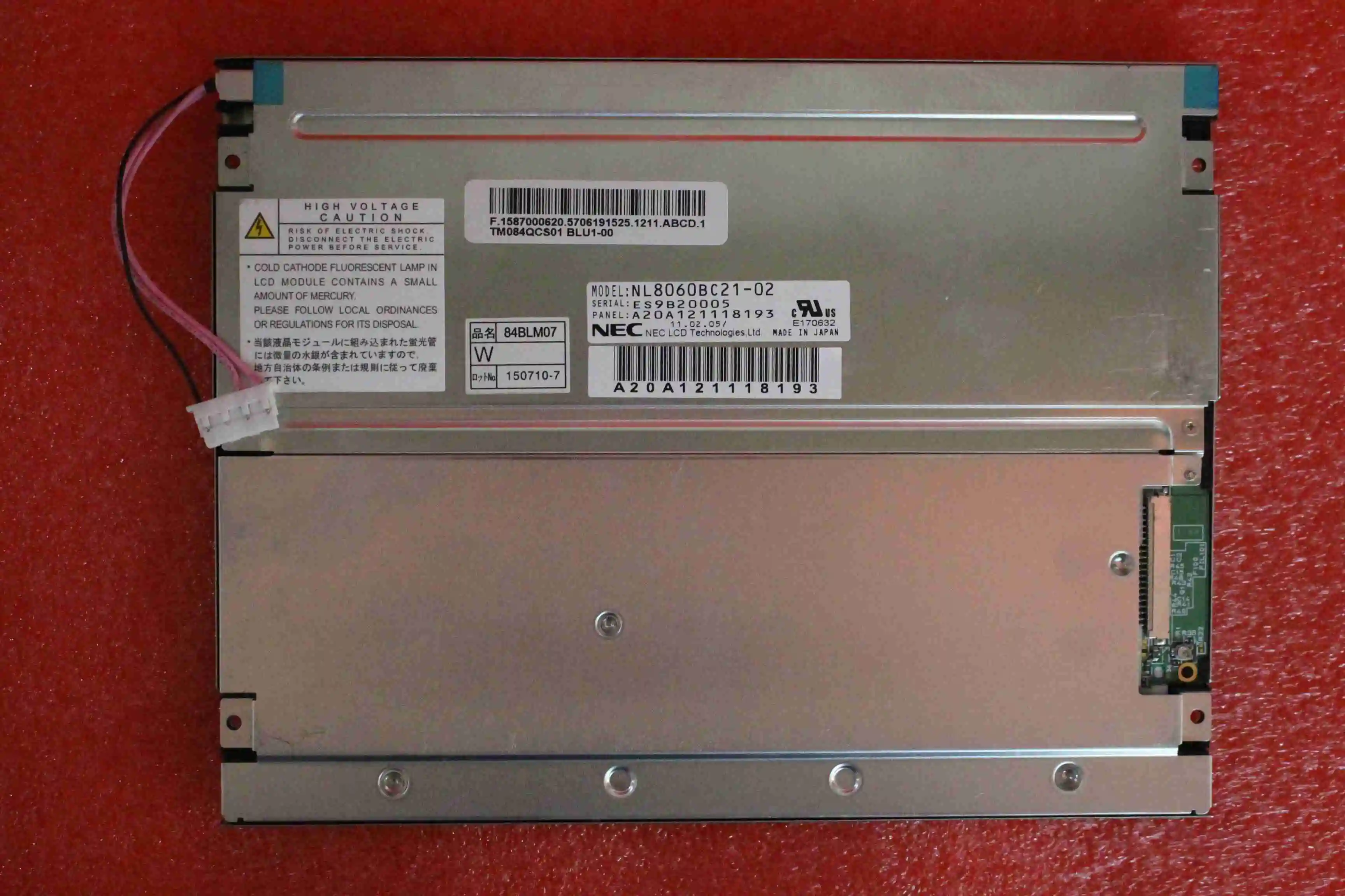 NL10276BC12-02 6.3 INCH Industrial LCD, NEW& A+ Grade in stock, test working before shipment