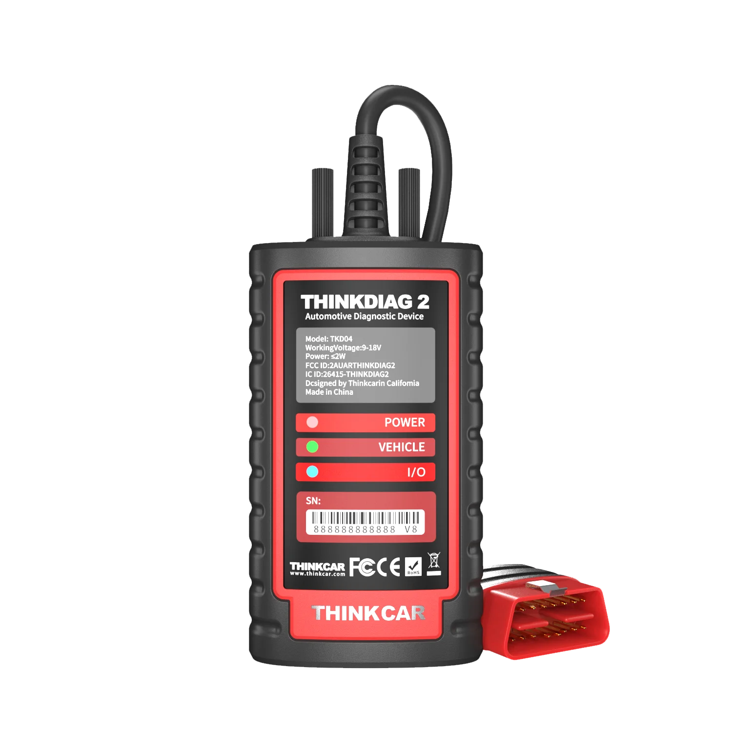 ThinkDiag 2 ALLE software 1 jaar Gratis update Auto Diagnostic tool ondersteuning CAN FD ECU Codering Actieve test 16 reset OBD2-scanner - afbeelding 2
