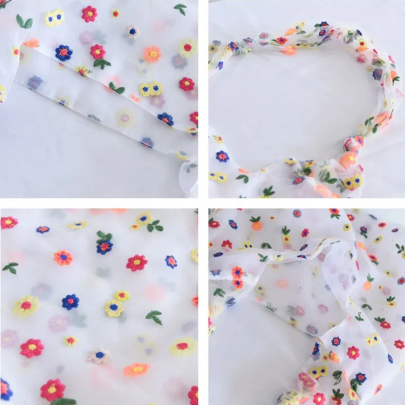 Shopping Organza Fashion Hand Floral Large Protection One-shoulder Large Capacity Shopping Bag Simple Retro Ladies Shoulder Bag