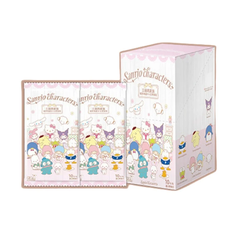 KAYOU ของแท้ Sanrio การ์ด Zhenmeng Book จองภาพเคลื่อนไหวคอลเลกชันเกมการ์ดของเล่นเด็กอุปกรณ์ต่อพ่วงของขวัญกล่องต้นฉบับ