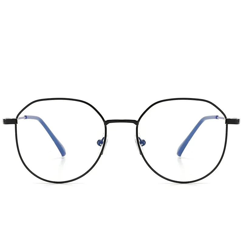 Metal Round Anti Blue Light Glasses Women Men Classic Square Eyeglasses Frames Transparent Computer Glasses Oculos Feminino