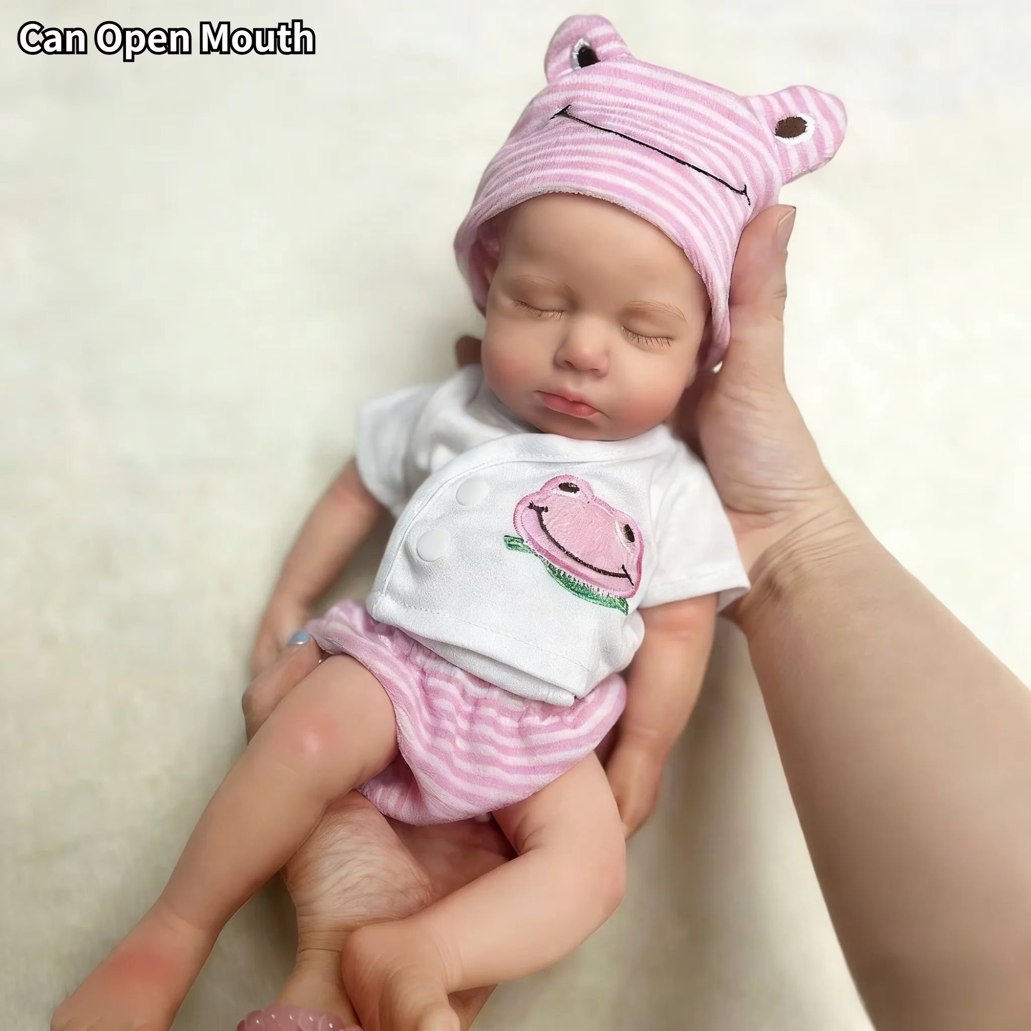 OtardDolls Loulou 口を開けることができるリボーンドールベビー全身