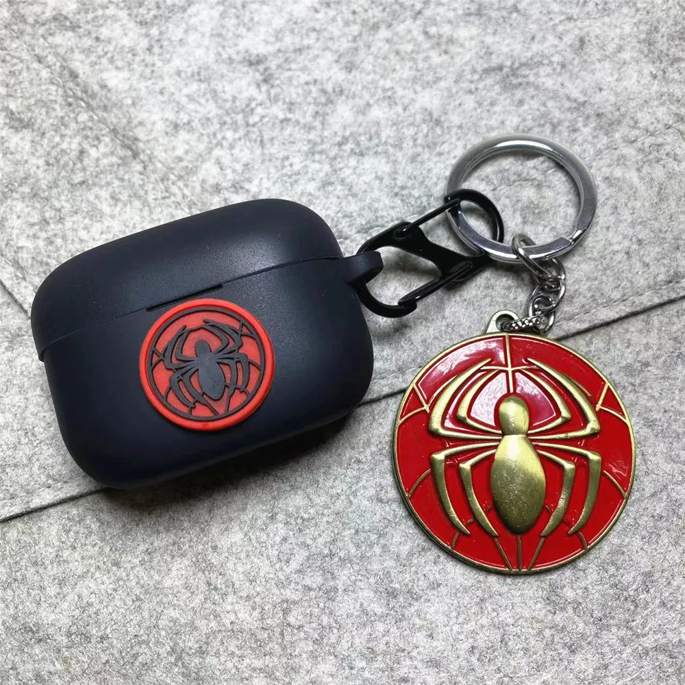 MINISO-Silicone sem fio Earbuds Shell protetora com chaveiro, Marvel fone de ouvido, capa para SONY LinkBuds S WF-LS900N