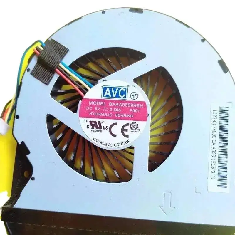 مروحة تبريد وحدة المعالجة المركزية للكمبيوتر المحمول الأصلي الجديد لـ nuc11 nuc11tnhi50l Tiger Canyon nuc8i7hvk مروحة مضيف صغيرة baaa0809r5h P001 dc5v 0.5A *&*