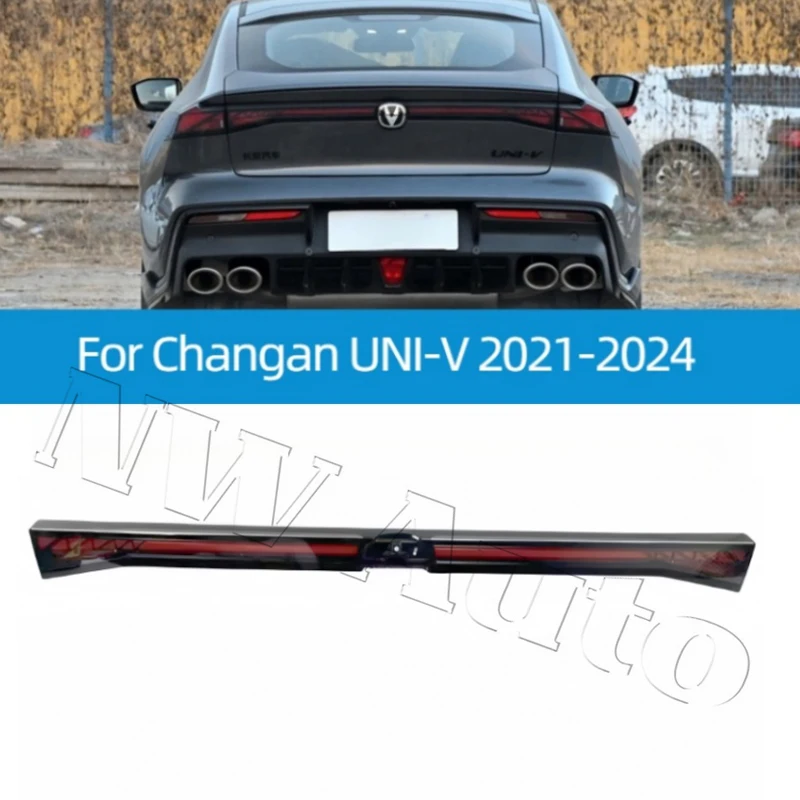 Car Rear Tail Light  For Changan UNI-V 2021-2024 Brake Light Rear Center Light Car Accessories