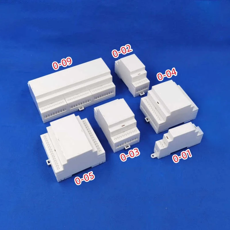 NEW! Din Rail Enclosure Plastic Enclosures For Electronics Distribution Box Electronic Enclosure Outlet Enclosure