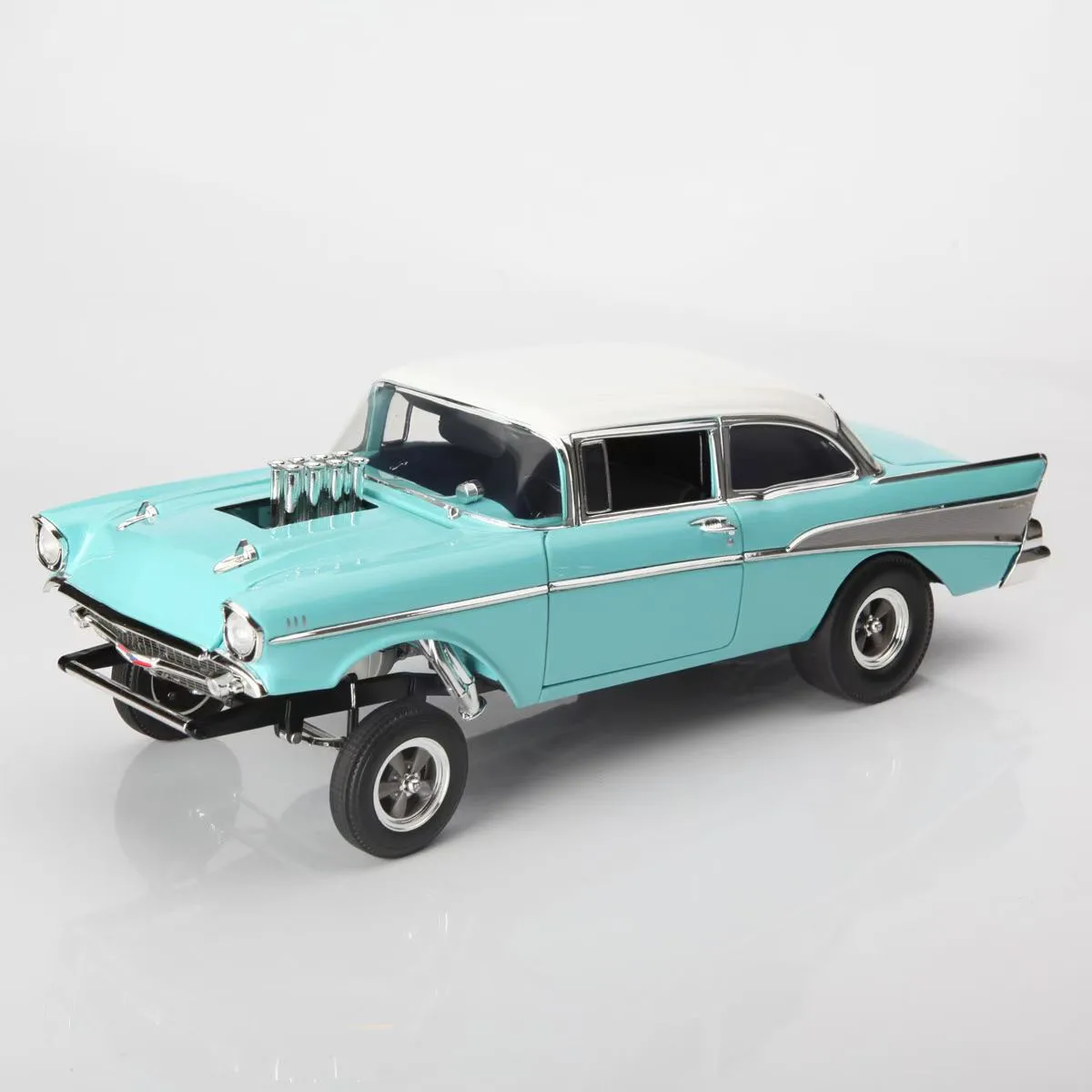 

ACME 1:18 Bel Air 1957 Vintage Car Simulation Limited Edition All Open Alloy Metal Static Car Model Toy Gift