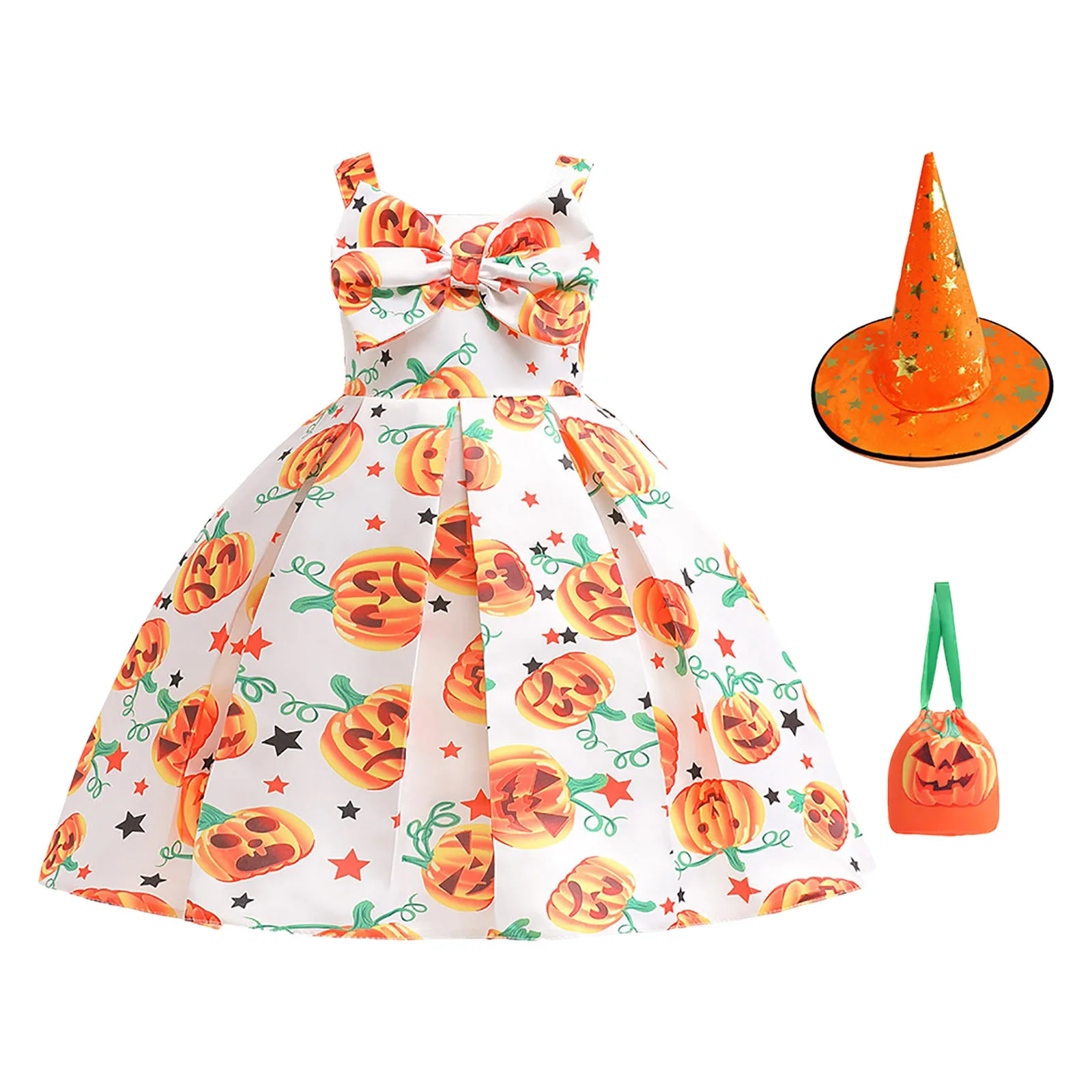 

Girls Skirts Girls Skirt Comfortable Soft Fashion Halloween Print Children Prom Performance Easter Dresses for Girls Size 5