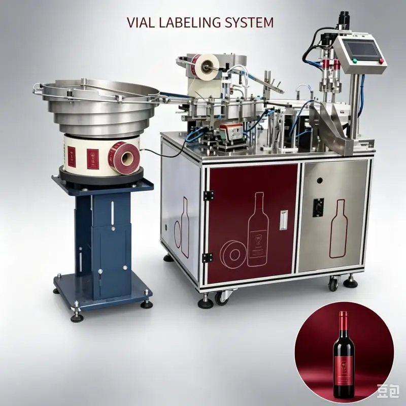 High Speed Labeling Machine Automatic Bottle Sticker Applicator Efficient Packaging Equipment For Factory Production