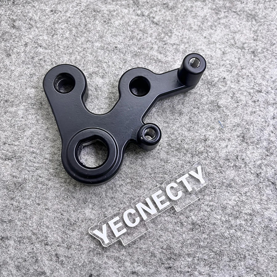 1PC CNC Aluminum Motorcycle Front Left Footrest Pedal Mount Connection Bracket For Benelli TNT BJ150S 180S 165S Keeway RKF 125