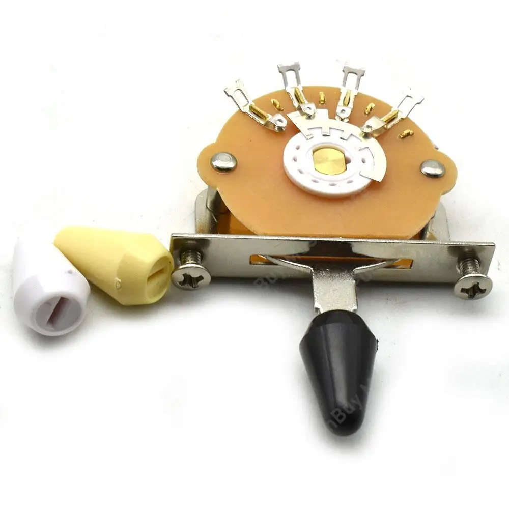 

10Pcs 3/5-Way Guitar Pickup Switch Set with Screws Guitar Pickup Selector Parts Accessories for Guitarists