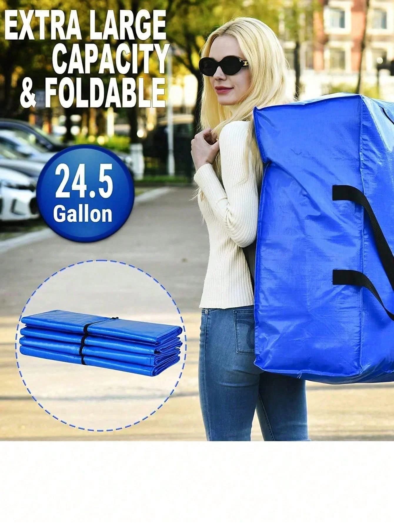 حقيبة تخزين كبيرة جدًا مع سحاب، حقيبة تخزين قابلة للطي شديدة التحمل للسفر، مادة مقاومة للماء ومقاومة للغبار والرطوبة، حقيبة تخزين شجرة عيد الميلاد، حقيبة تخزين كبيرة جدًا لحقيبة تخزين غرفة النوم، حقيبة تخزين كبيرة الحجم لخزانة النوم، متوافقة مع سحاب