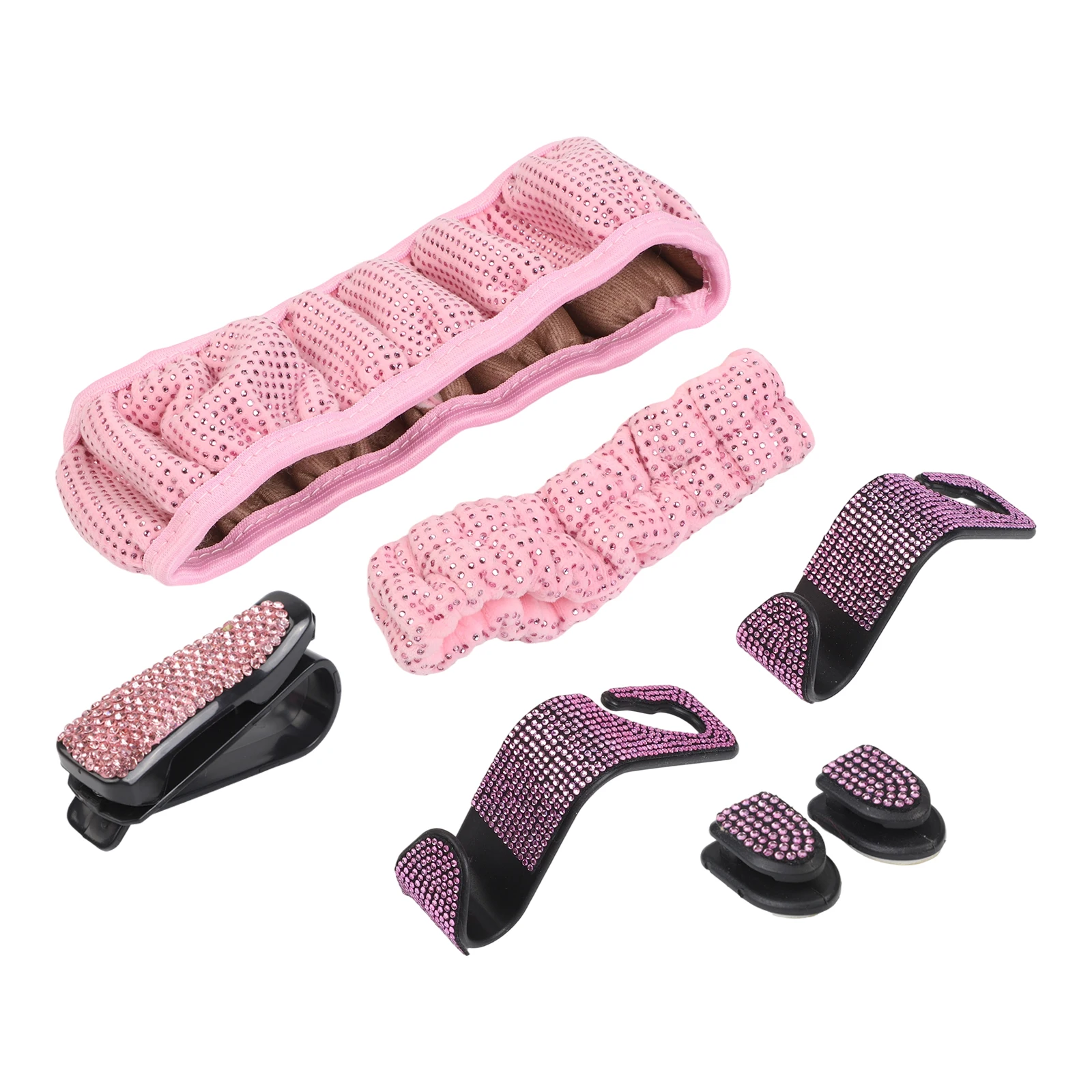 

21 шт. набор для салона автомобиля включает чехол на руль, держатель для телефона, аксессуары для подставки для обновления автомобиля, удобная ручка