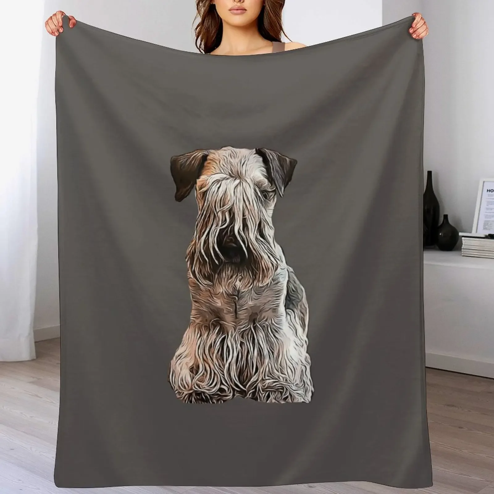 

Cesky Terrier Throw Blanket Large Flannel Fabric Stuffeds Sofa Blankets