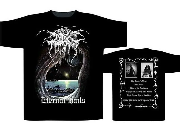 Koszulka Darkthrone Eternal Hails Norweska koszulka ekstremalna z zespołem metalowym Raz Voi 1005