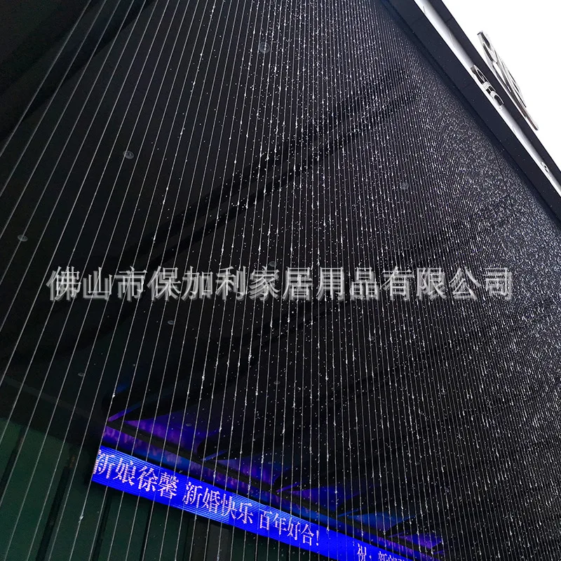 Customized. Curtain Wall Screen Hotel Hollow Production Bath Curtain Indoor Artificial Waterfall Wall Landscap