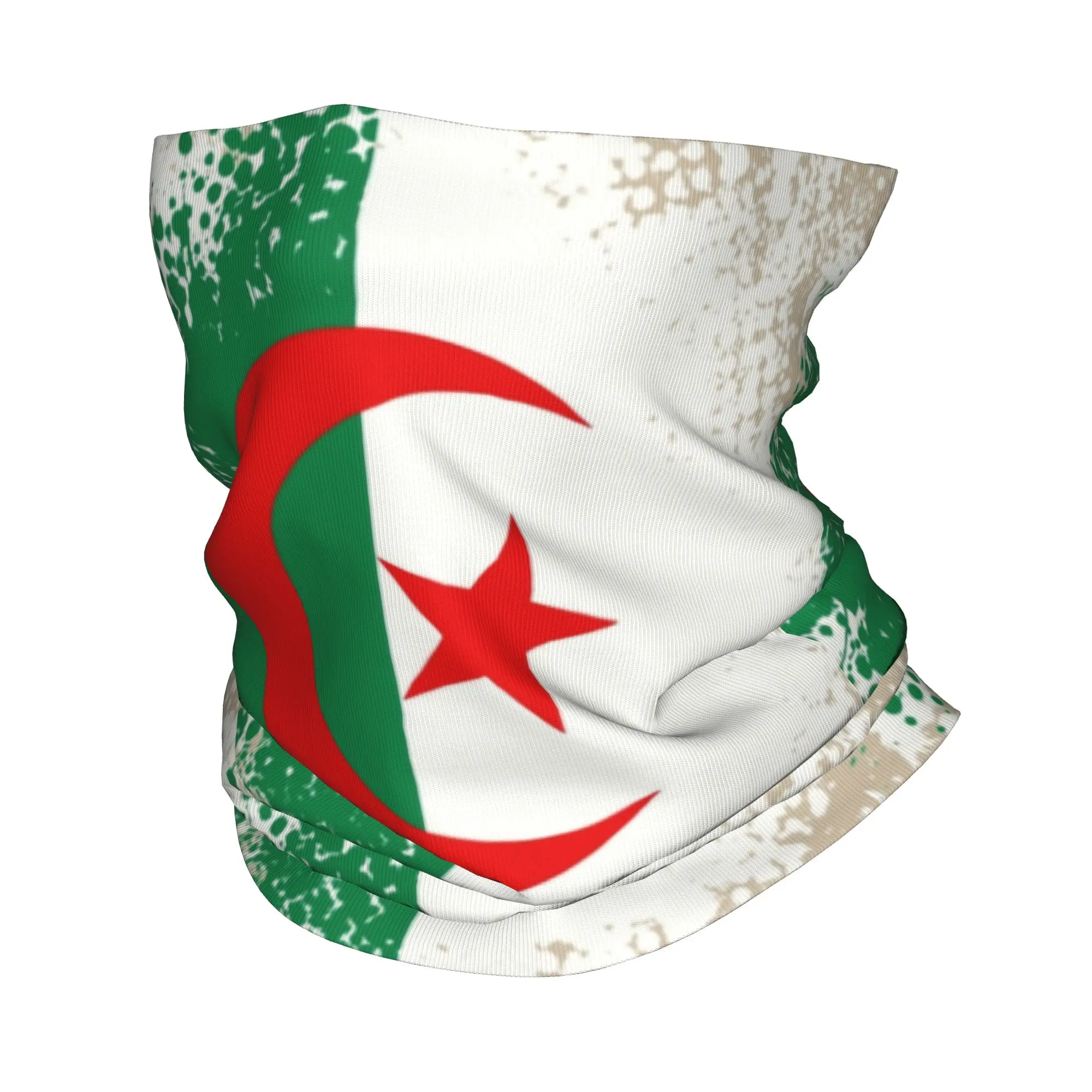 

Изготовленный на заказ флаг Алжира, зимняя повязка на голову, утеплитель для шеи, походный велосипедный шарф-труба, алжирский гордый патриотический бандана для лица, гетры