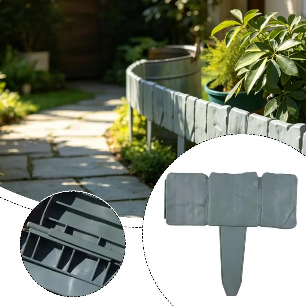 Home Villa Outdoor Foldable Guardrail High Quality Courtyard Fence Christmas Festival Simulation Courtyard Decoration Guardrail
