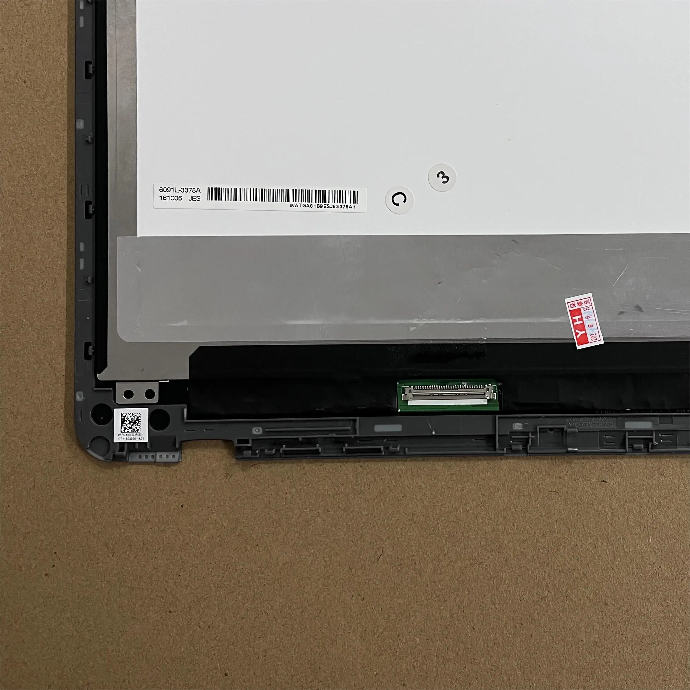 Conjunto digitalizador de tela sensível ao toque com moldura, display LCD, ASUS, ZenBook, UX360U, UX360UA, Série UX360UD, 3200 × 1800, 13,3 polegadas